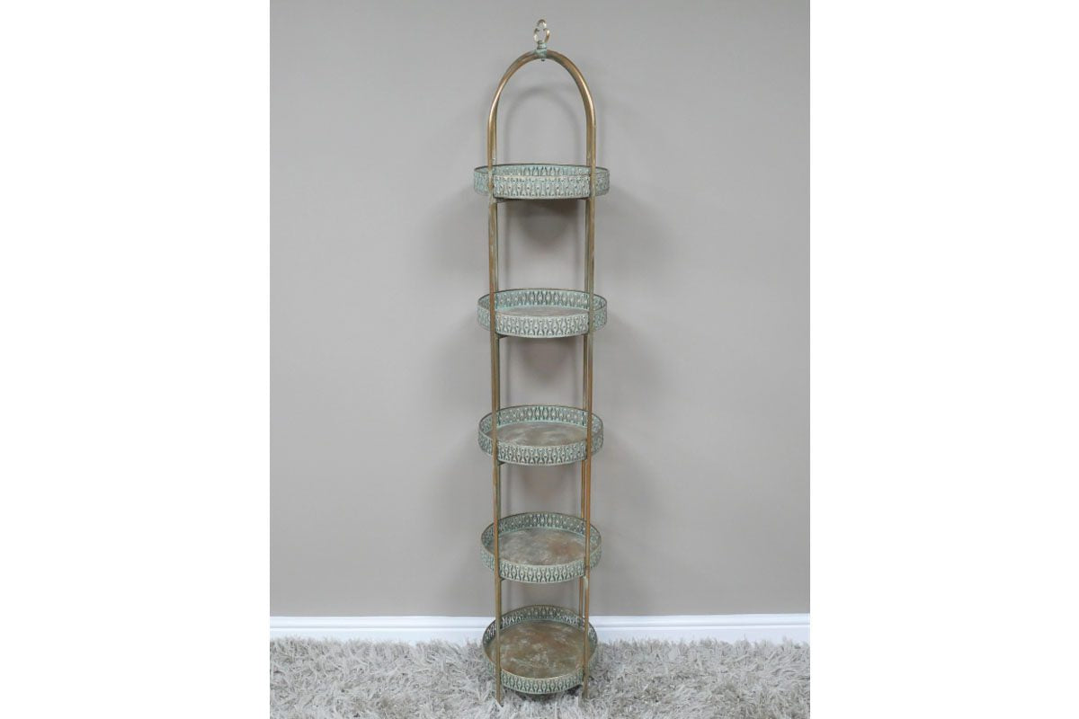 Moroccan Style 5 Tier Shelves