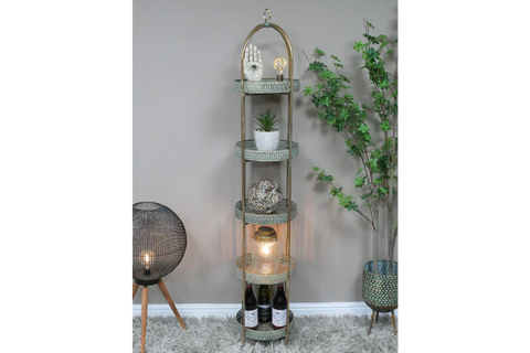 Moroccan Style 5 Tier Shelves - 8526