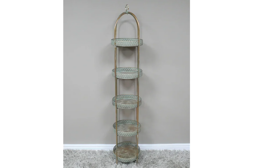 Moroccan Style 5 Tier Shelves - 8526