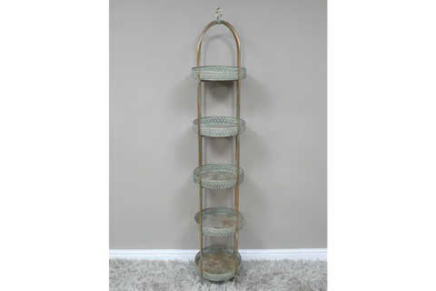 Moroccan Style 5 Tier Shelves - 8526