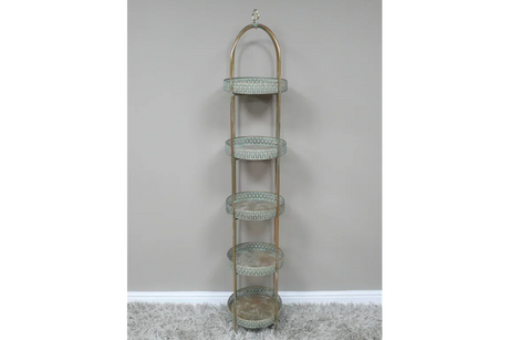 Moroccan Style 5 Tier Shelves - 8526