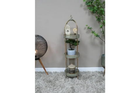Moroccan Style 3 Tier Shelves - 8527