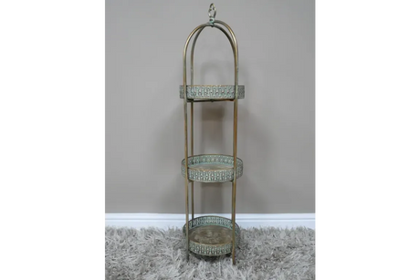 Moroccan Style 3 Tier Shelves - 8527