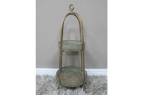 Moroccan Style 2 Tier Shelves