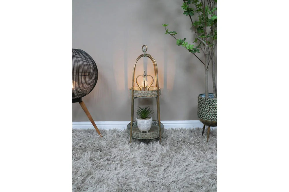 Moroccan Style 2 Tier Shelves