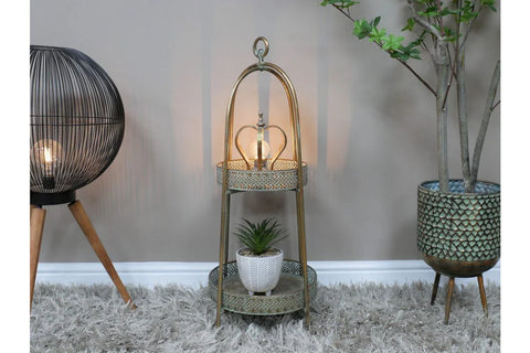 Moroccan Style 2 Tier Shelves