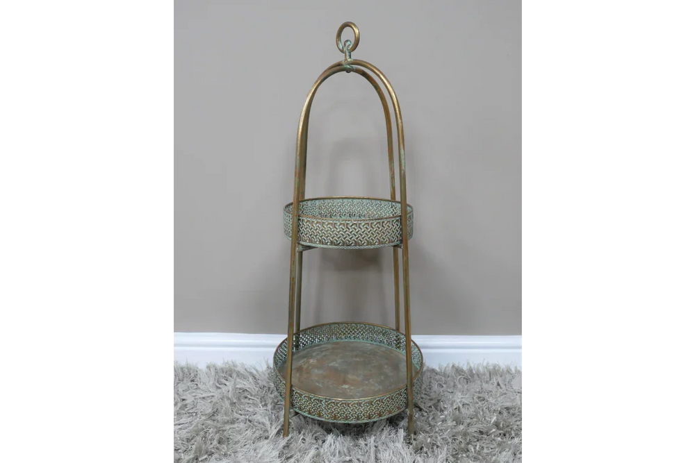 Moroccan Style 2 Tier Shelves - 8528