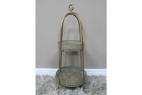 Moroccan Style 2 Tier Shelves - 8528