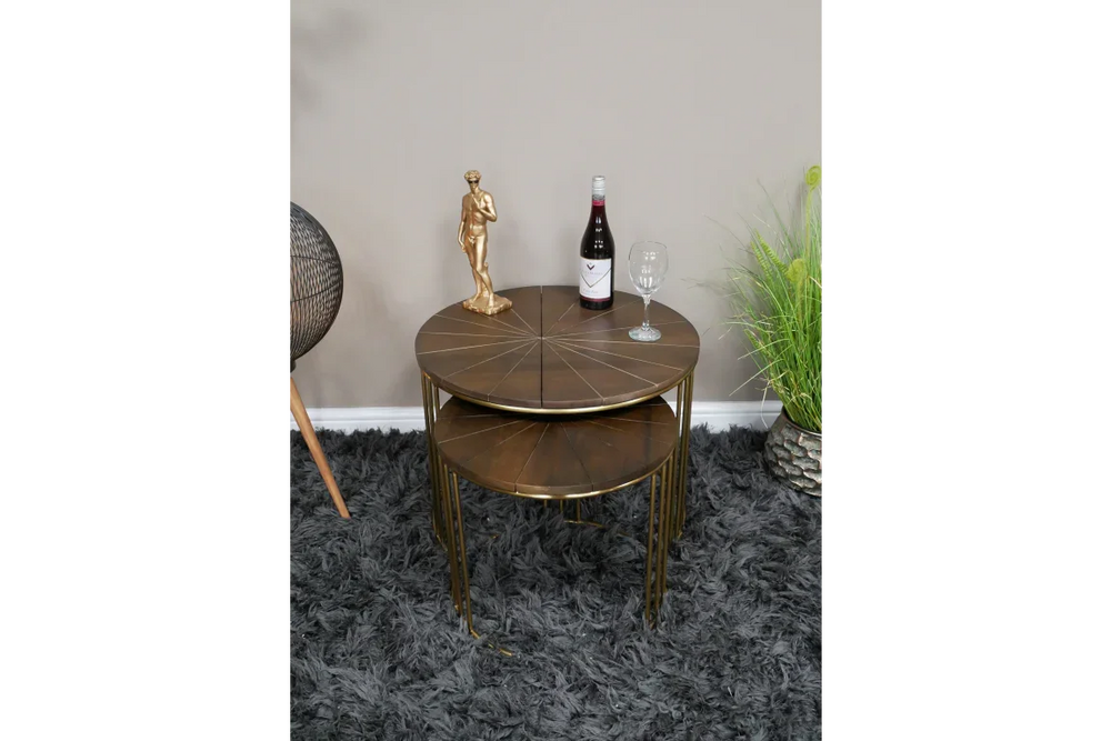Set of 2 Side Tables - 8677
