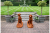 Rusty Pair Of Gun Dogs - 8839