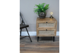 Rattan Bedside Cabinet - 8943