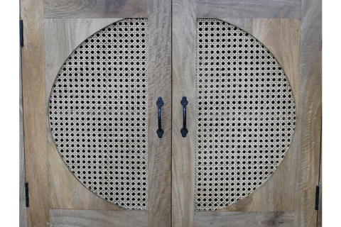 Rattan Storage Cabinet - 8967