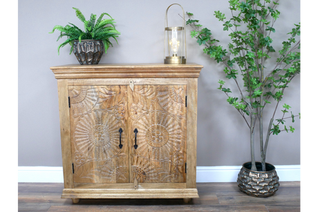 Carved Cabinet - 8976