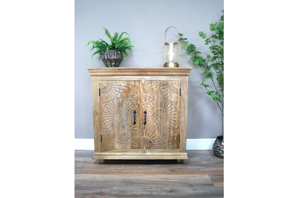 Carved Cabinet - 8976