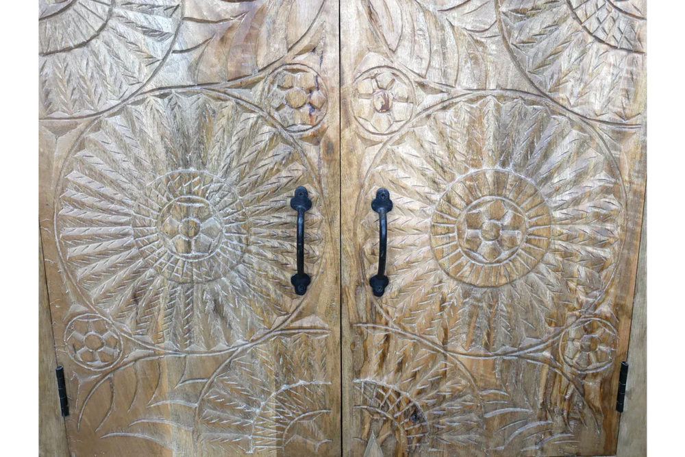 Carved Cabinet - 8976