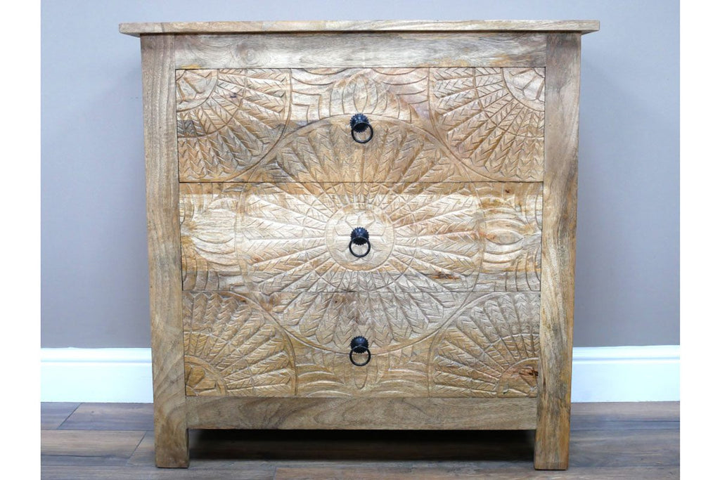 Carved Chest Of Drawers