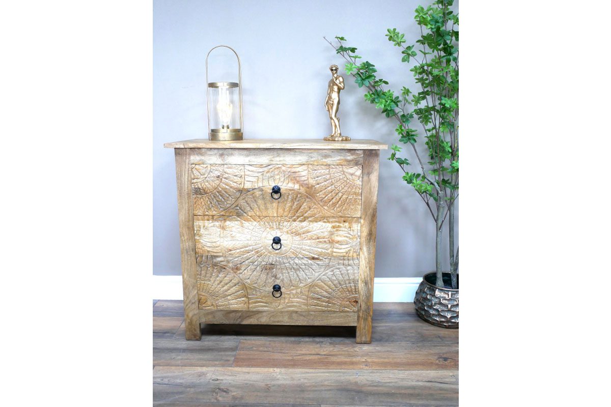 Carved Chest Of Drawers