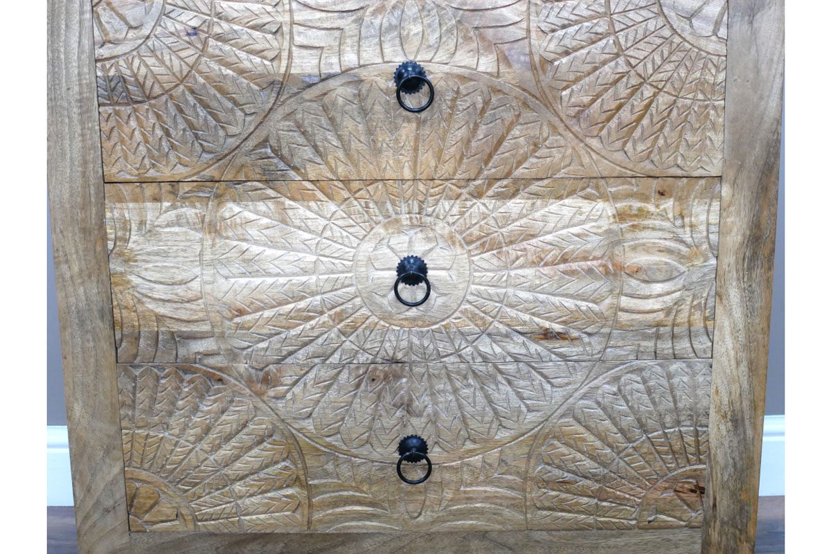 Carved Chest Of Drawers