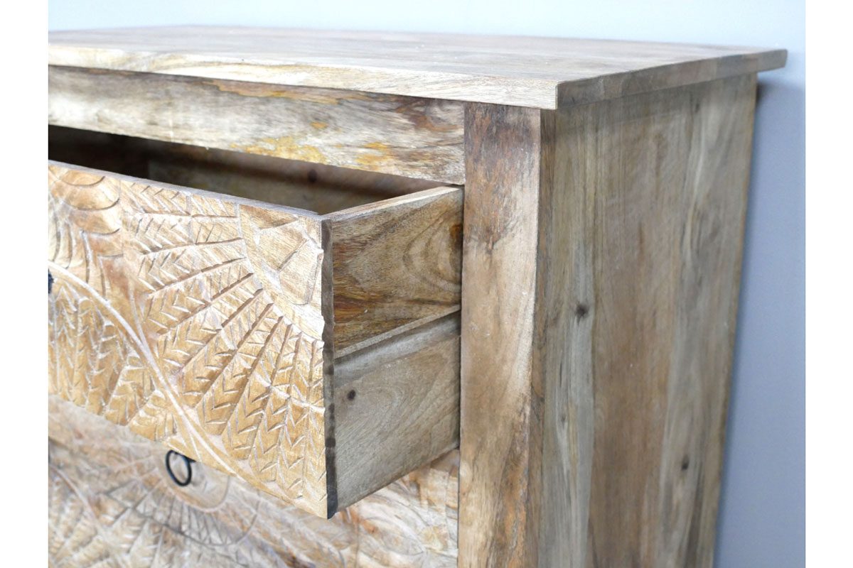Carved Chest Of Drawers
