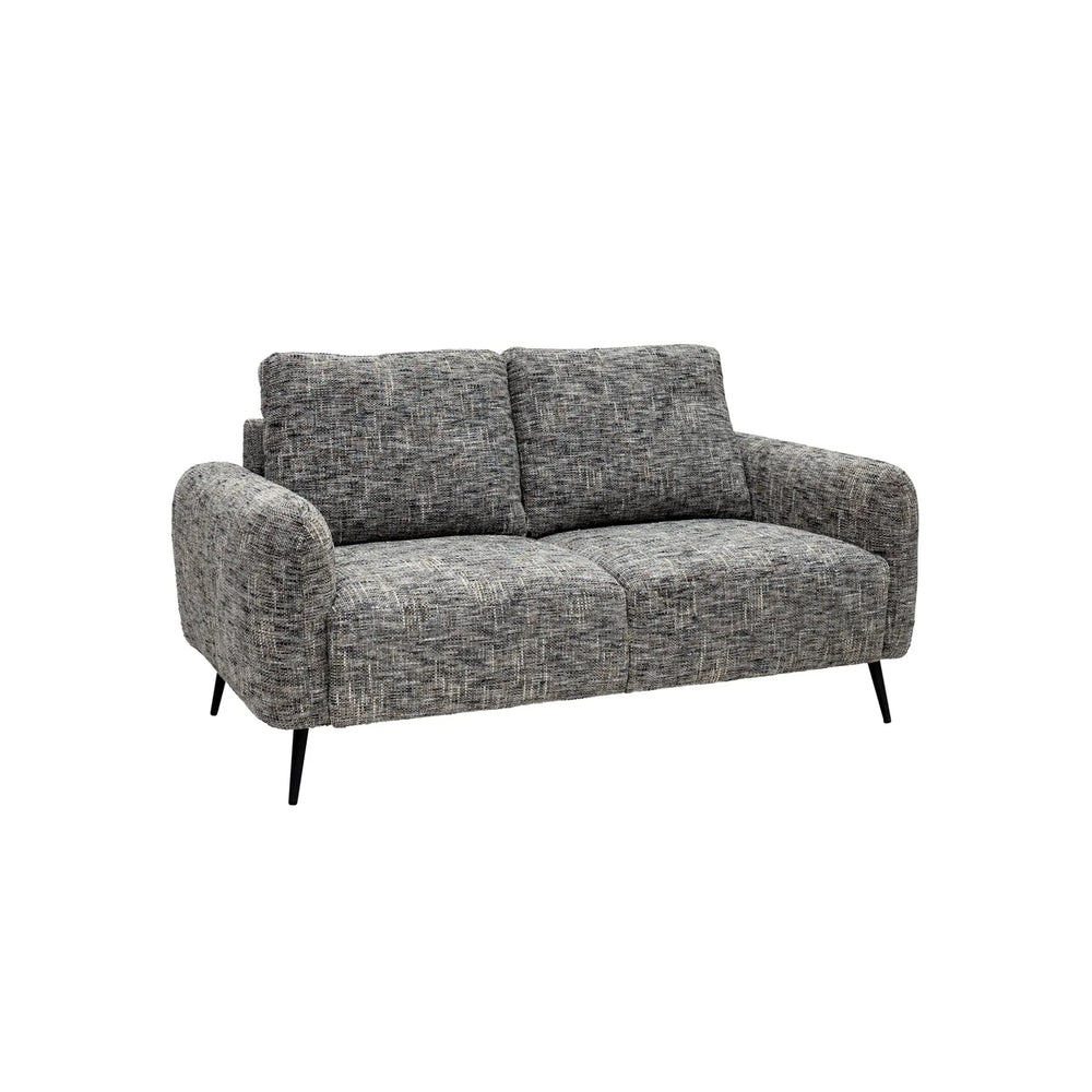 Harper Fabric 2 Seater - Grey Weave