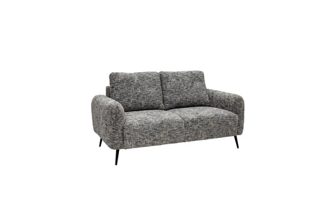 Harper Fabric 2 Seater - Grey Weave