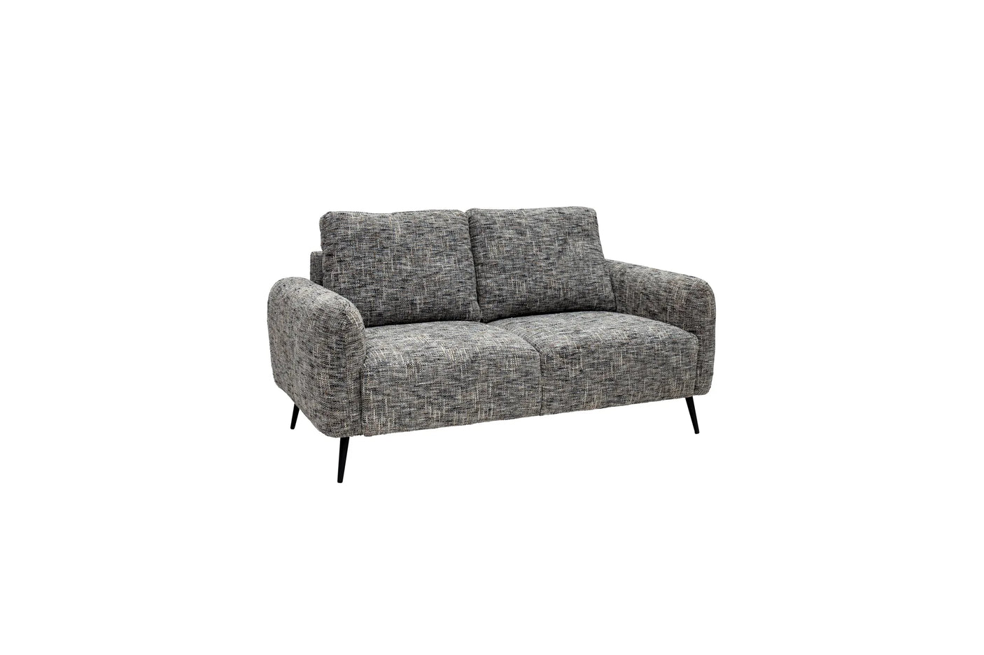 Harper Fabric 2 Seater - Grey Weave