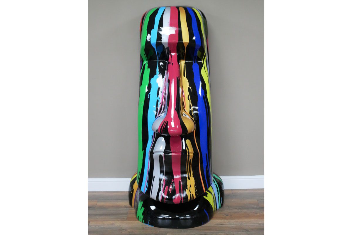 Multi Colour Easter Island Head*