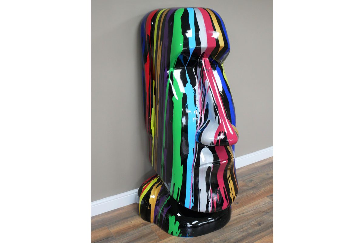 Multi Colour Easter Island Head*