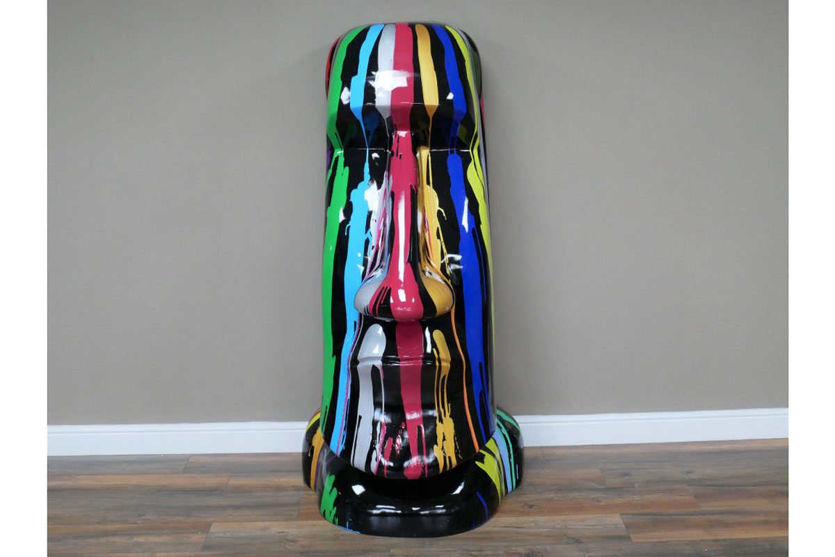 Multi Colour Easter Island Head*