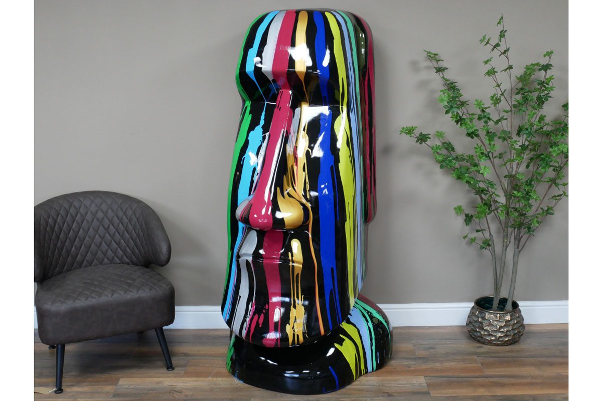 Multi Colour Easter Island Head*