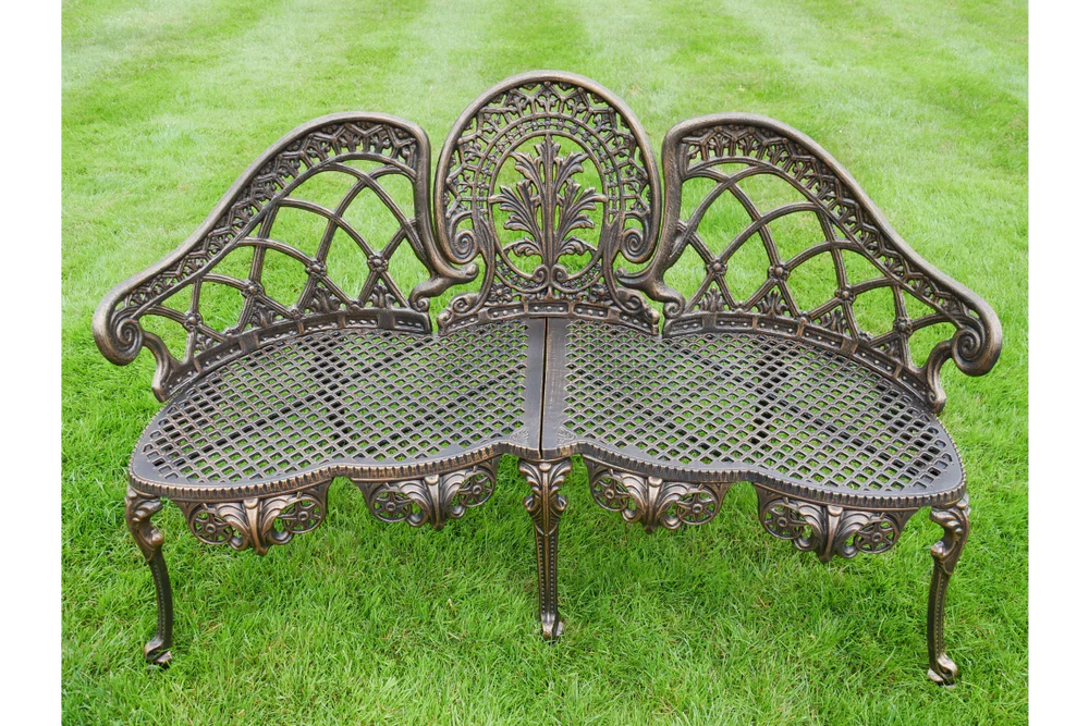 Aluminium Bench - Bronze Finish - 9290