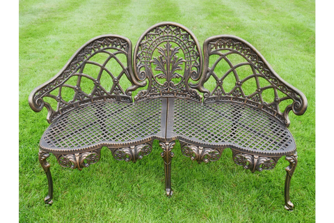 Aluminium Bench - Bronze Finish - 9290