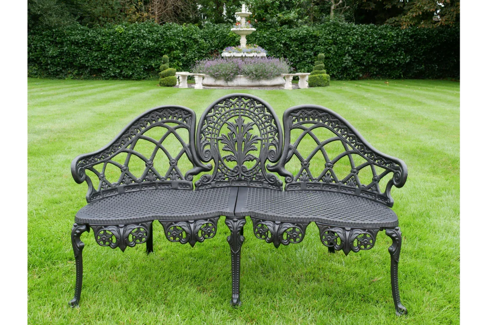 Aluminium Bench - Black Finish - 9291