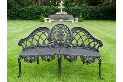 Aluminium Bench - Black Finish - 9291