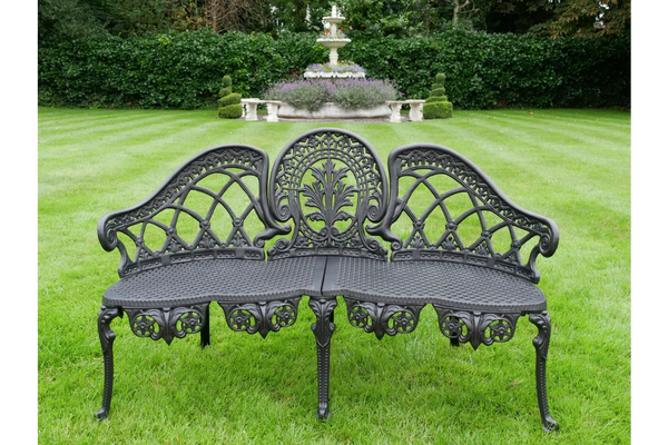 Aluminium Bench - Black Finish - 9291