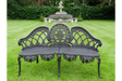 Aluminium Bench - Black Finish - 9291