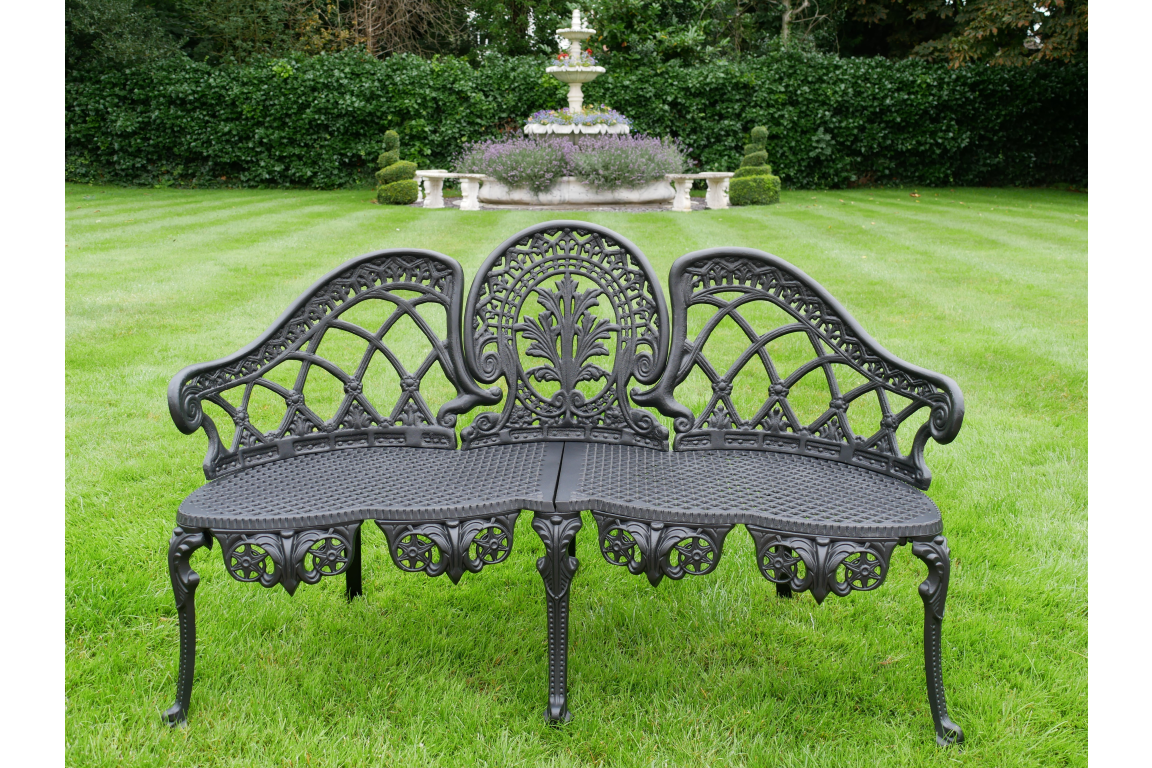 Aluminium Bench - Black Finish - 9291