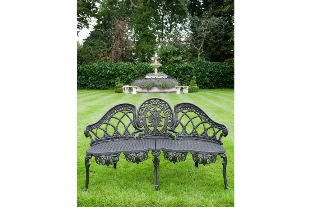 Aluminium Bench - Black Finish - 9291