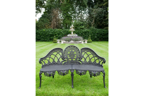 Aluminium Bench - Black Finish - 9291