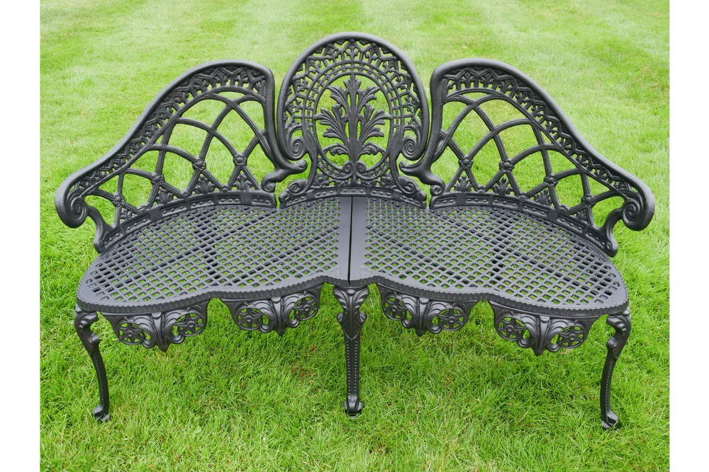 Aluminium Bench - Black Finish - 9291