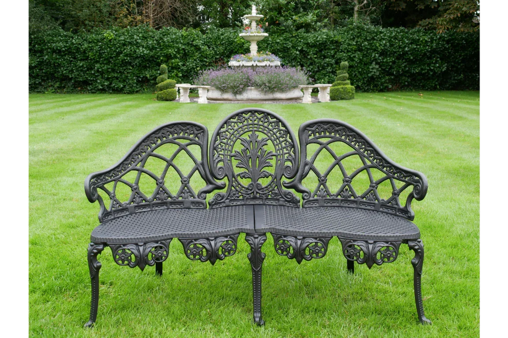 Aluminium Bench - Black Finish - 9291
