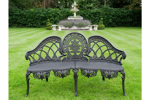 Aluminium Bench - Black Finish - 9291