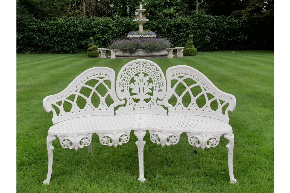 Aluminium Bench - White Finish - 9292