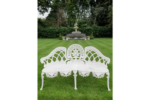 Aluminium Bench - White Finish - 9292