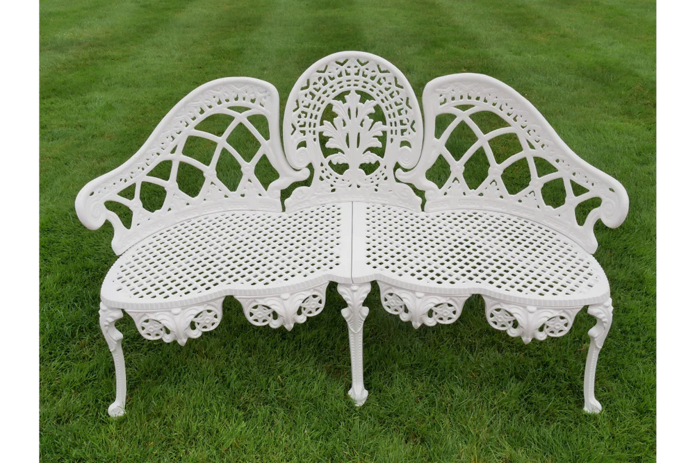 Aluminium Bench - White Finish - 9292