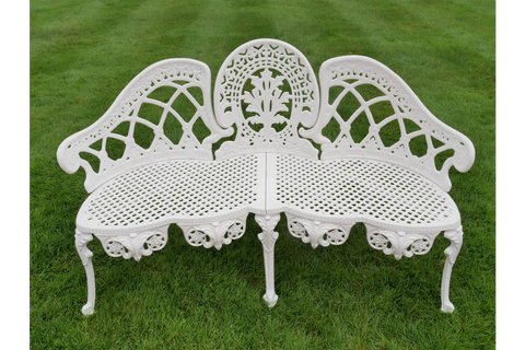 Aluminium Bench - White Finish - 9292