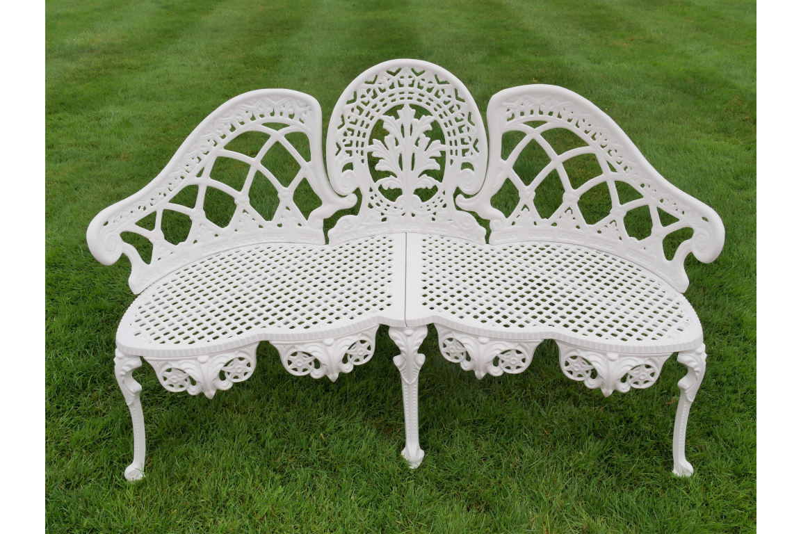 Aluminium Bench - White Finish - 9292