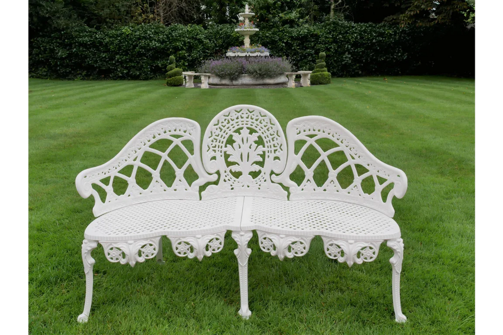 Aluminium Bench - White Finish - 9292