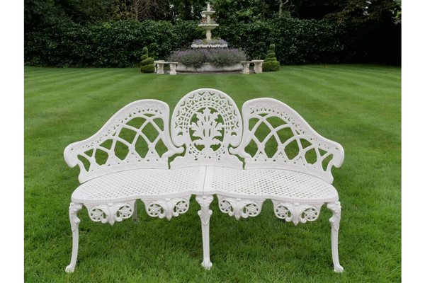 Aluminium Bench - White Finish - 9292