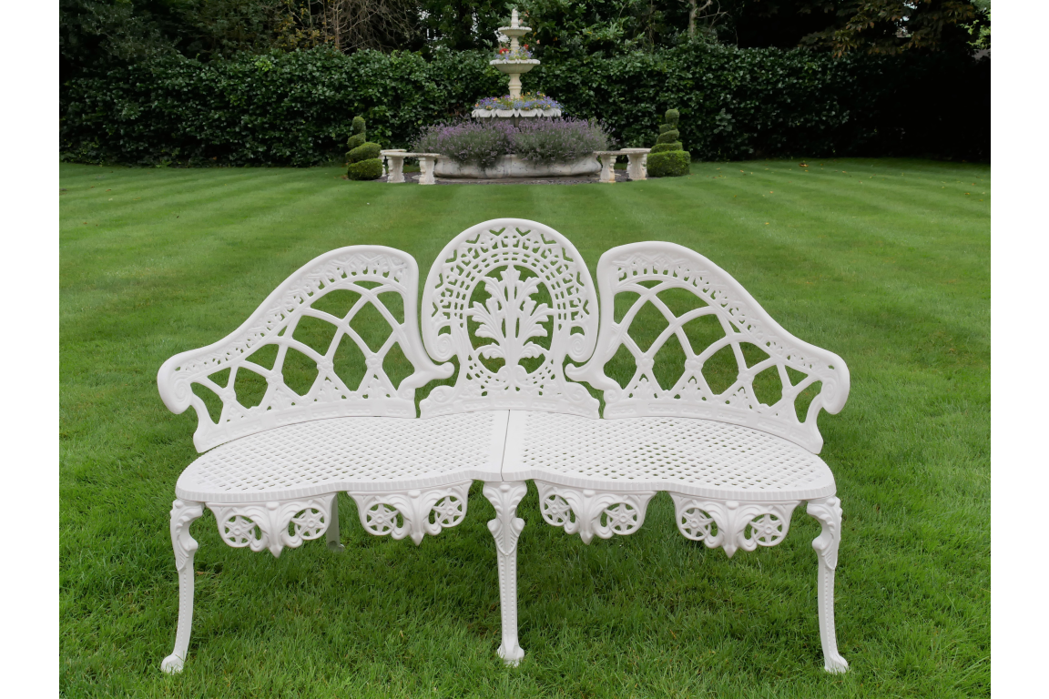 Aluminium Bench - White Finish - 9292